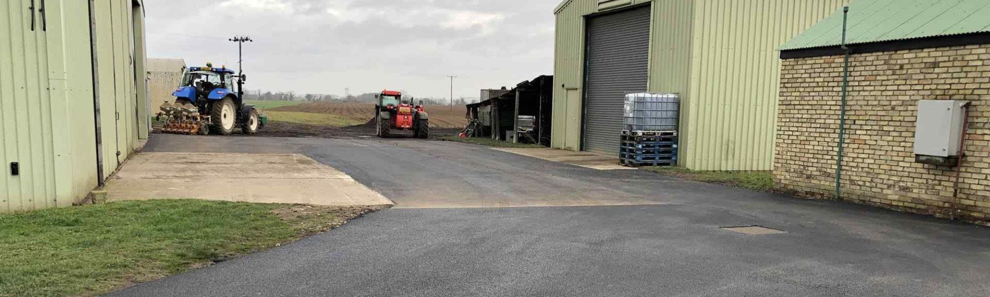 Farmyard Resurfaced With Sdm Asphalt