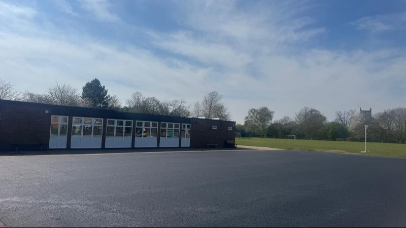 Resurfaced Primary School Playground