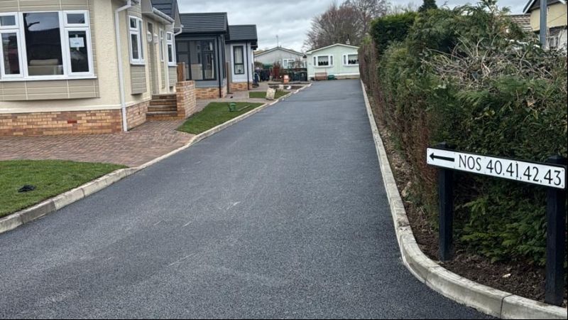 Caravan Park Tarmac Roadways