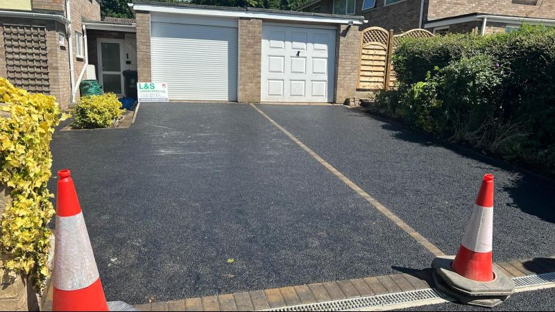 Double Tarmac Driveway