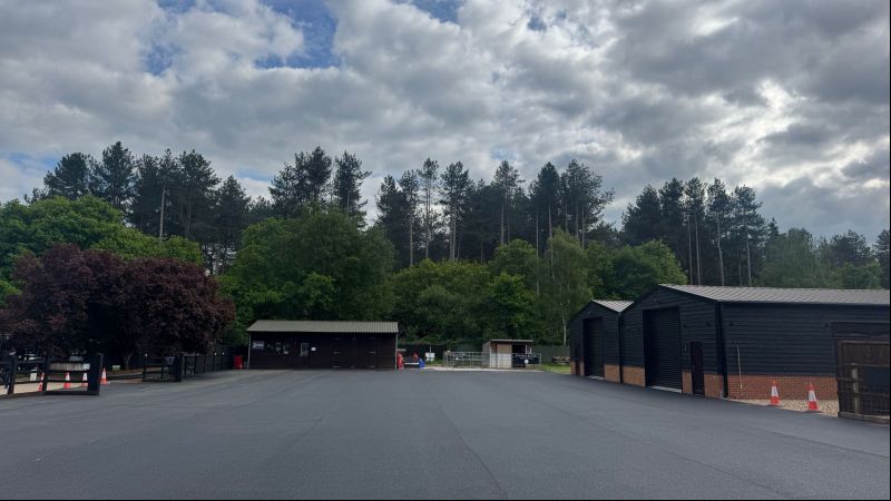 Industrial est re-surfaced with 10mm stone mastic asphalt 