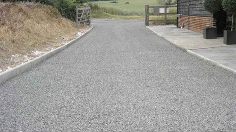 Hot Tar & Washed Grey Granite