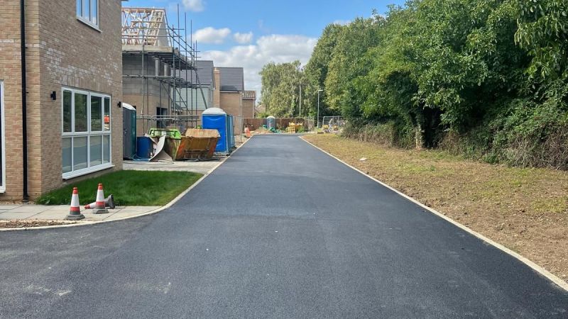 New residential build tarmac